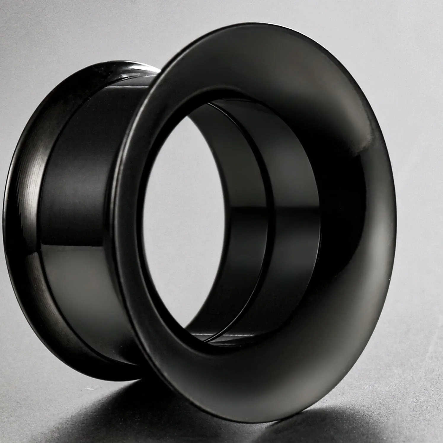 1 Pair Classic Ear Gauges Tuba Hollow Design for Stretched Ears Hypoallergenic 316 Stainless Steel Ear cuff Tunels plugs 00G 8mm-16mm(0G-5/8'') Body Piercing Jewelry