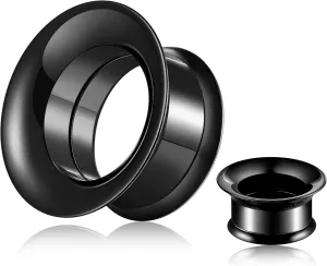 1 Pair Classic Ear Gauges Tuba Hollow Design for Stretched Ears Hypoallergenic 316 Stainless Steel Ear cuff Tunels plugs 00G 8mm-16mm(0G-5/8'') Body Piercing Jewelry 1 Pair Classic Ear Gauges Tuba Hollow Design for Stretched Ears Hypoallergenic 316 Stainless Steel Ear cuff Tunels plugs 00G 8mm-16mm(0G-5/8'') Body Piercing Jewelry