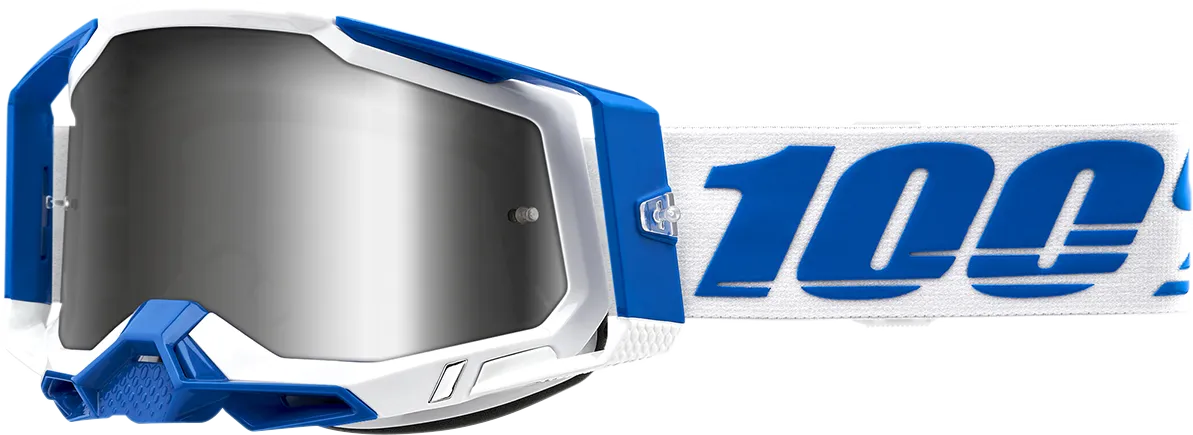 100% Racecraft 2 Goggles - Isola - Flash Silver 50010-00005