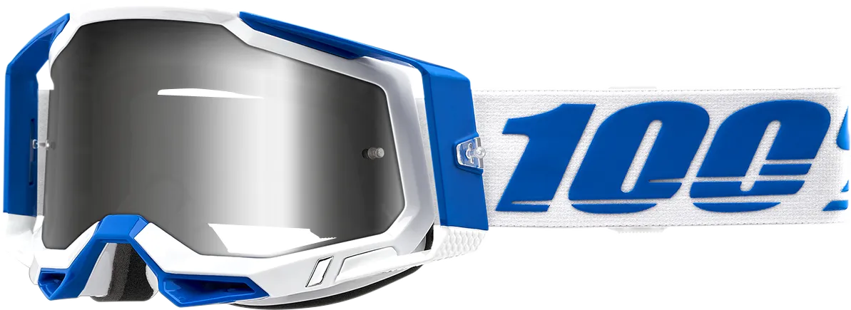 100% Racecraft 2 Goggles - Isola - Flash Silver 50010-00005