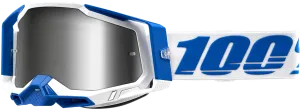 100% Racecraft 2 Goggles - Isola - Flash Silver 50010-00005