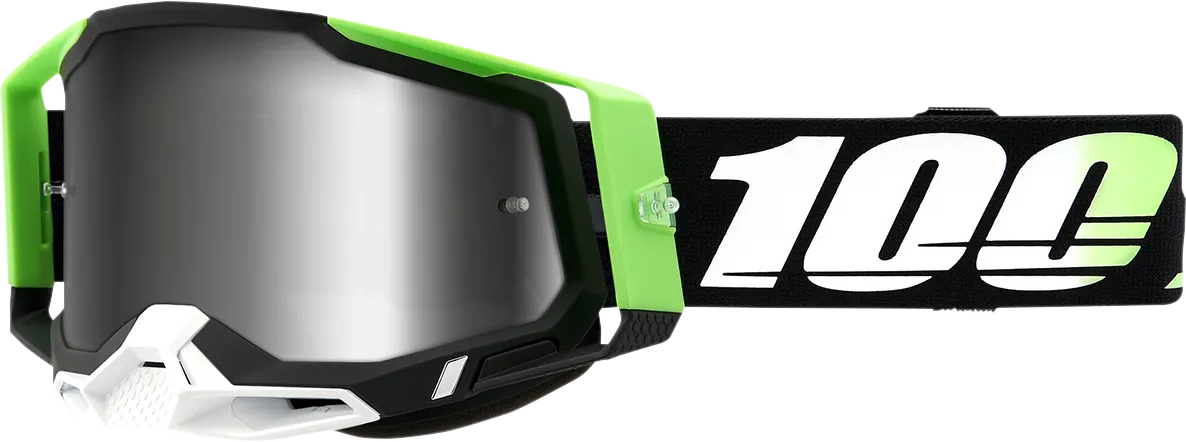 100% Racecraft 2 Goggles - Kalkuta - Silver Mirror 50010-00006