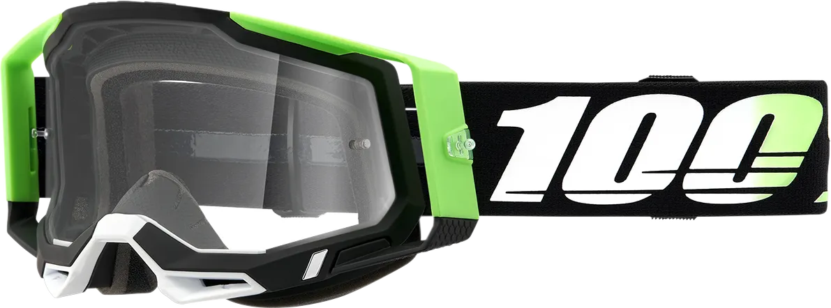 100% Racecraft 2 Goggles - Kalkuta - Silver Mirror 50010-00006