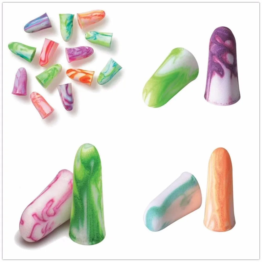 10Pcs Foam Soft Ear Plugs Noise Reduction Earplugs Protetor Auricular Orejeras For Sleeping Study Travel Noise Prevent