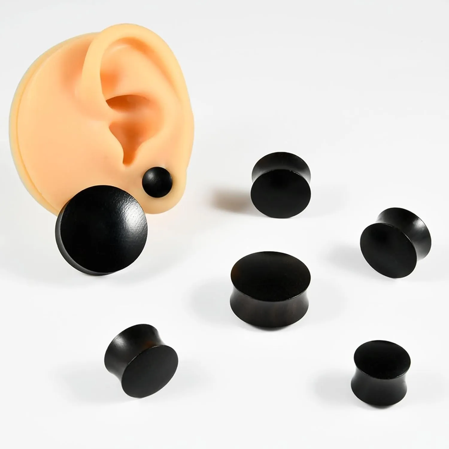 2PCS Wood Plugs Gauges for Ears Ear Expander Stretcher Body Piercing Jewelry