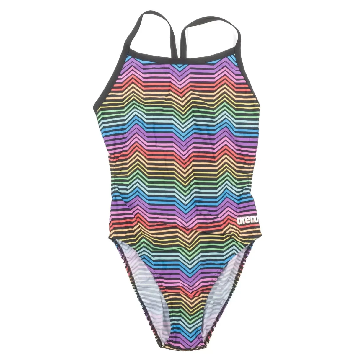 Arena Multicolor Stripes Challenge Back One Piece - Women's