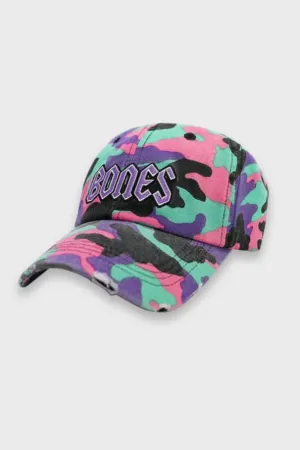 BILLY BONES CLUB SQUEALER DAD CAP - 90S CAMO