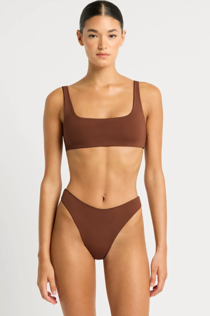 BOND-EYE QUINN REVERSIBLE CROP - BLACK/ARABICA