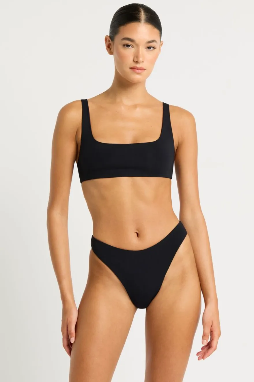 BOND-EYE QUINN REVERSIBLE CROP - BLACK/ARABICA