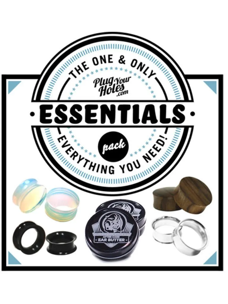 Essentials Plug and Tunnels Pack (with Ear Butter)