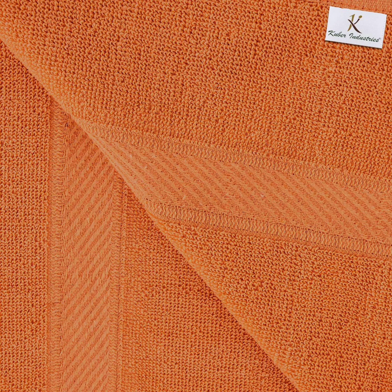 Kuber Industries Cotton Bath Towel Super Soft, Fluffy, and Absorbent, Perfect for Daily Use 100% Cotton Towels, 500 GSM (Brown)