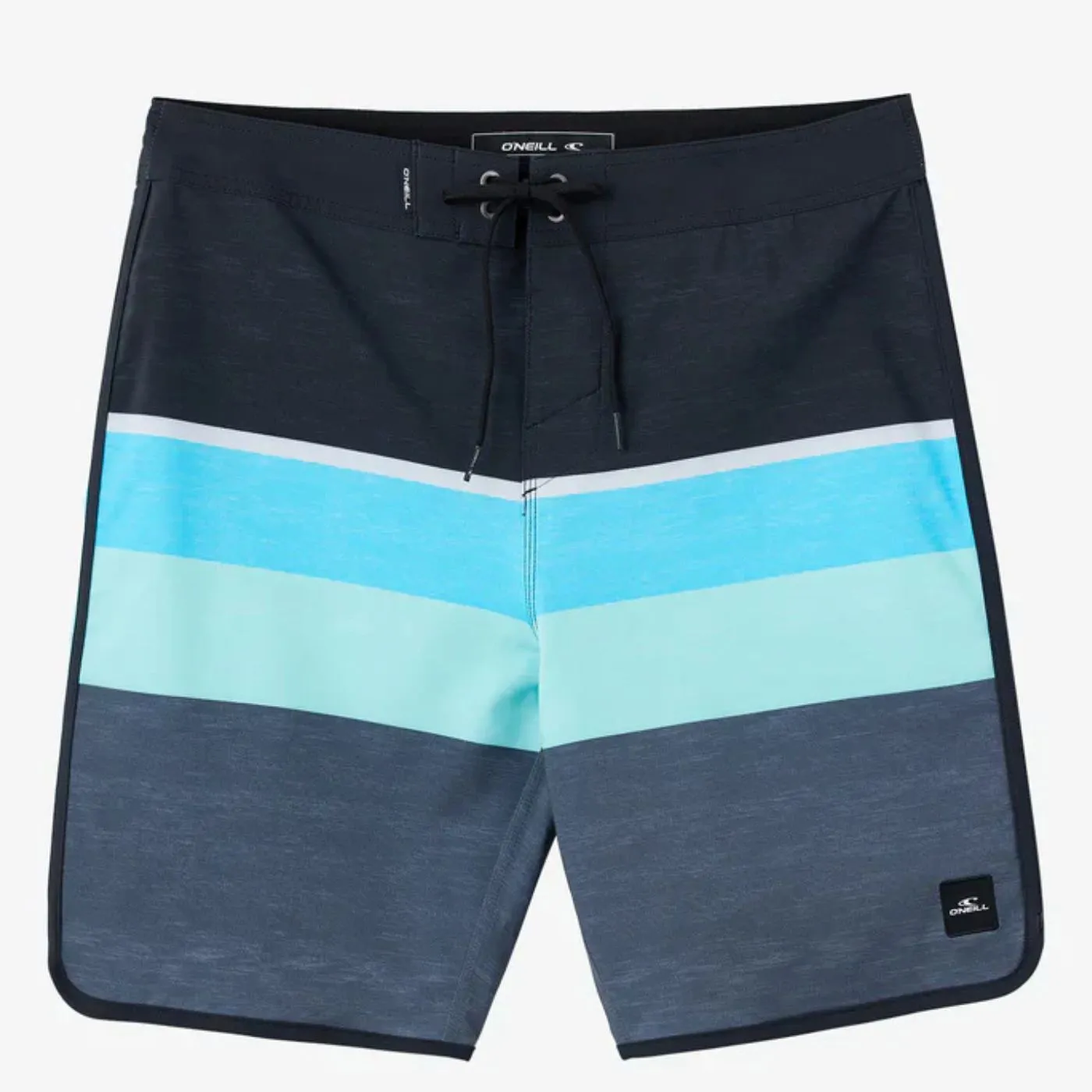 O'NEILL LENNOX SCALLOP 19" BOARDSHORTS - BLACK