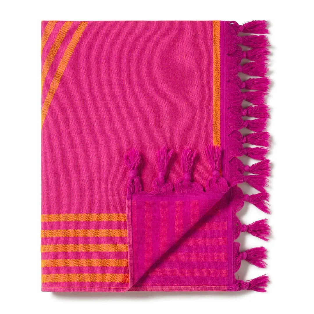 Pool Towel (Hot Pink   Popsicle Orange)