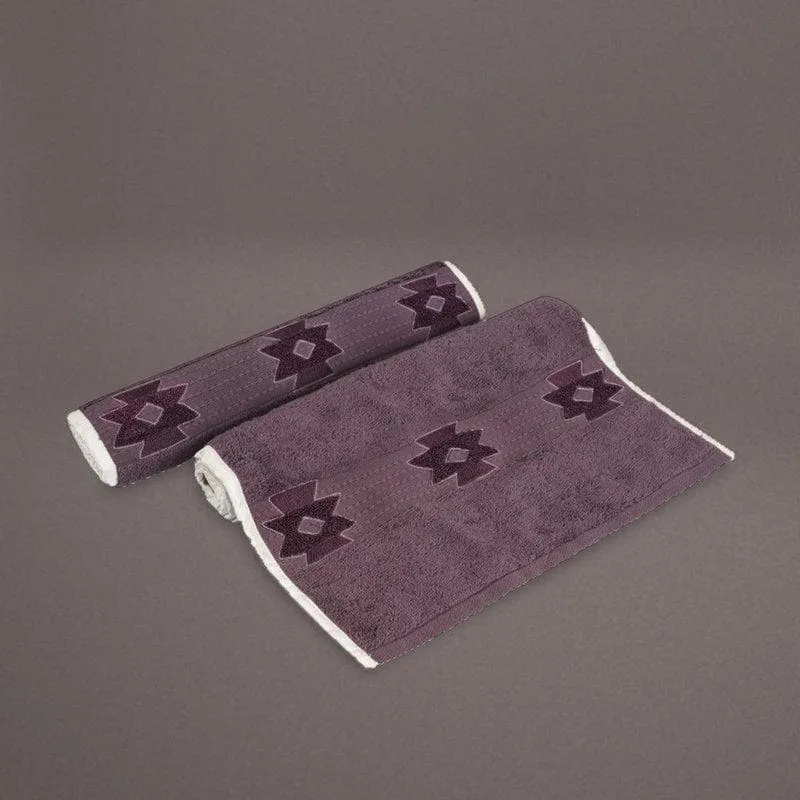Purple Silly Cuddly Towel (Set of Eight)