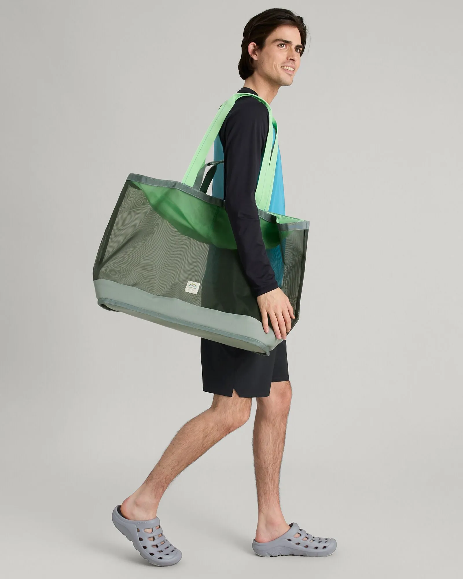Roamer Mesh Gear Tote - Large - Gum Tree