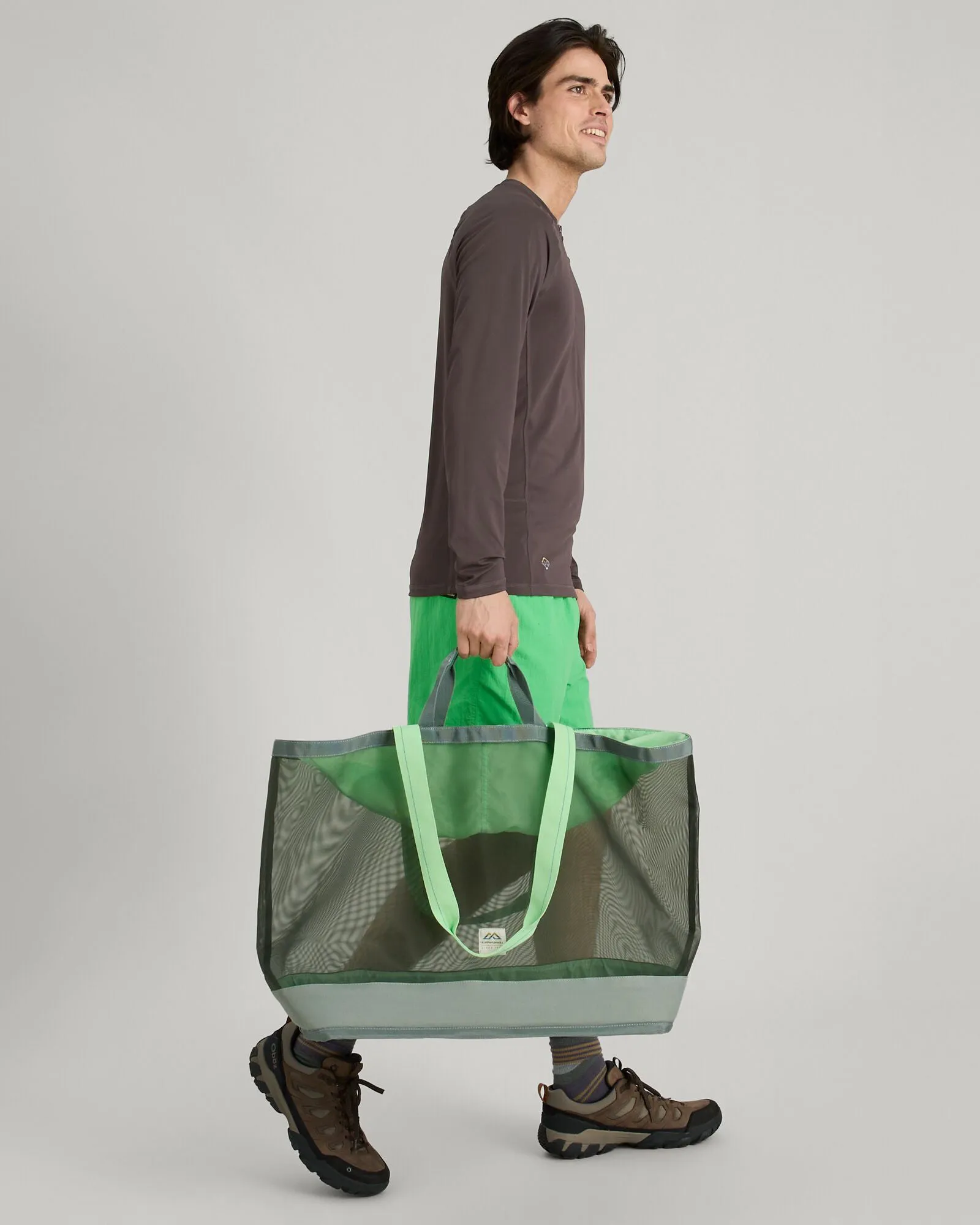 Roamer Mesh Gear Tote - Large - Gum Tree