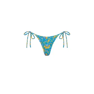 Thong Tie Side Bikini Bottom - Ocean Potion